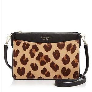 Kate Spade Leopard Print Bag w/ Wallet